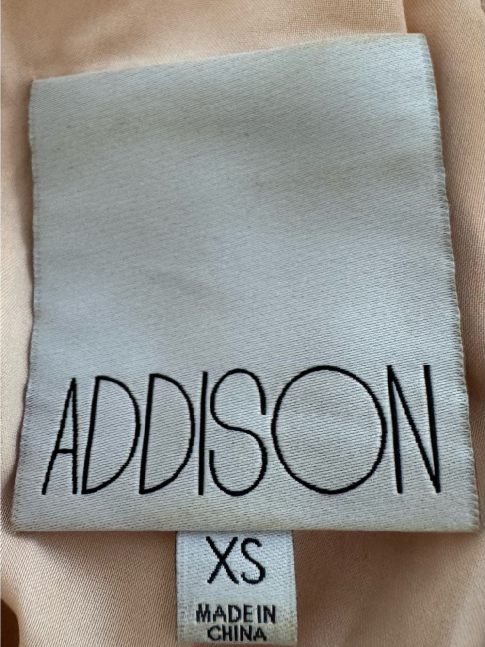 Addison 100% silk Sleeveless Chiffon Halter Dress in Blush and Light Gray, XS - Picture 4 of 16